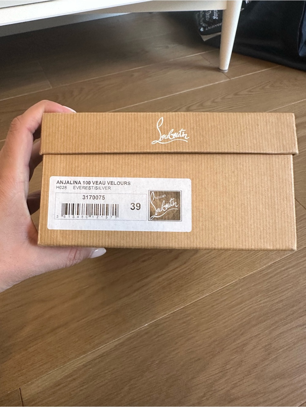 NEW Christian Louboutin Anjalina 100 Suede Spike Pumps EU 39 US 9 - Picture 5 of 10